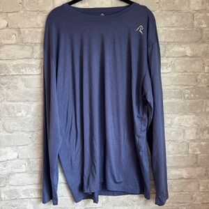 Rhoback Long Sleeve Tee - Navy Blue
